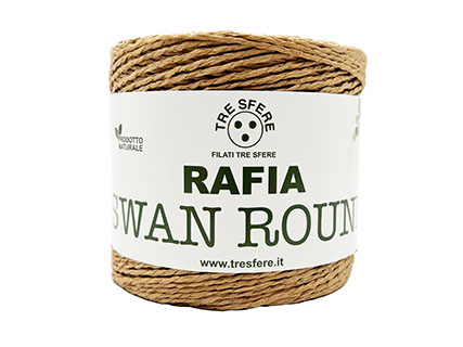 Rafia Swan Round